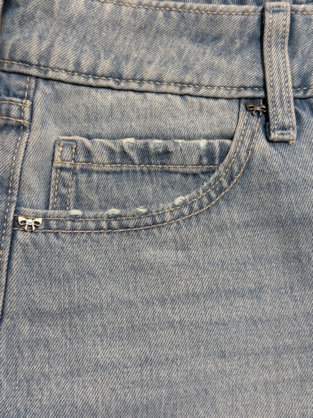 Hollister Straight-Leg Light Blue Women's Jeans